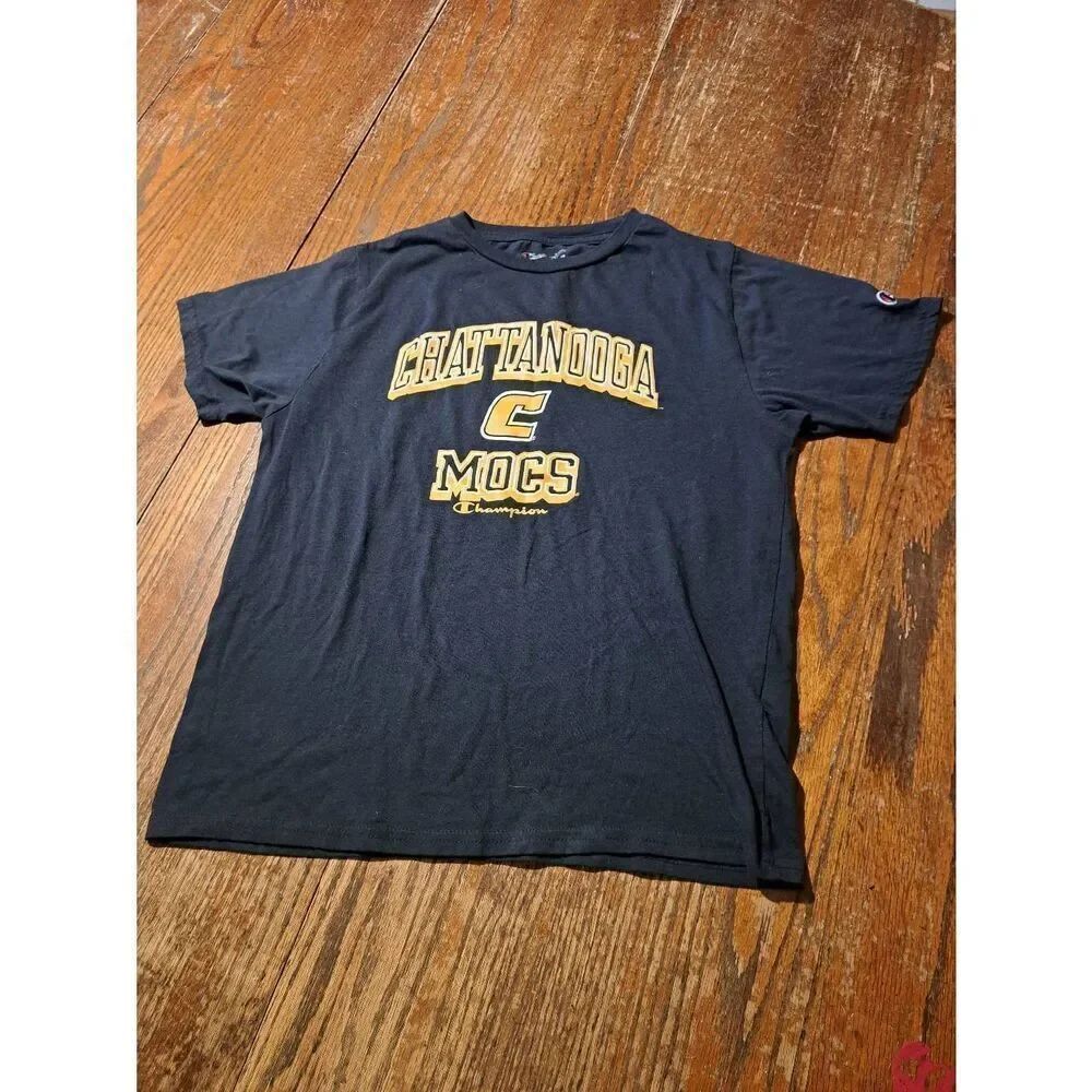 Kids Youth Large Champion Chattanooga Mocs Basketball Short Sleeve Tee TShirt